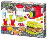 Aparat de vafe cu mixer si aparat de cafea, Small Household Appliances Ecoiffier, cu clatite si 24 accesorii, 2524